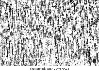 Grunge texture of uneven rough fabric with interlacing threads. Abstract rough background. Vector illustration. Overlay template.