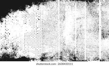 grunge texture vector background with halftone distress and noise elements suitable for creative artwork