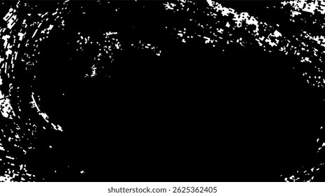 Grunge texture vector background illustration material. Color is black.