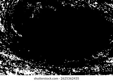 Material de ilustración de fondo de Vector de textura de grunge. El color es negro.