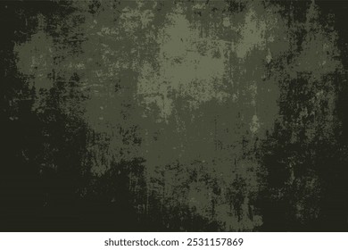 Plantilla de fondo de Vector de textura grunge - verde en apariencia de camuflaje