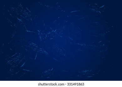 Grunge texture vector blue background