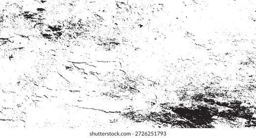 Png de sobreposição de vetor de textura Grunge. Fundo gráfico preto e branco angustiado com poeira, manchas, sobreposição de grunge de garra no fundo branco ruído de grão Speckle grão ponto branco ruído textura com efeito de angústia vetor ilustração