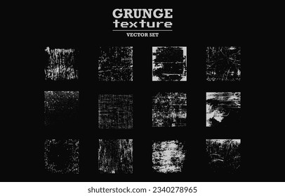 Grunge Texture Vector Set, eps 10