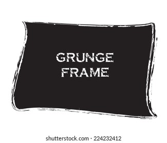 Grunge texture. Vector template.