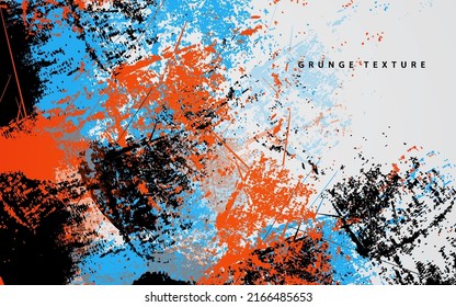 Grunge texture wall paint background vector