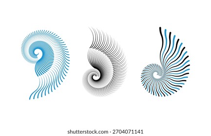 Grunge texture with wave gradient stripes vector illustration.