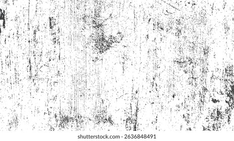 Grunge texture white and black. Old vintage vector pattern. White background on cement floor texture - concrete texture. Distressed overlay texture. Grunge background.