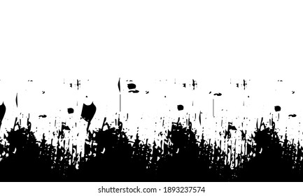 Grunge texture white and black. Sketch abstract to Create Distressed Effect. Overlay Distress grain monochrome design. Stylish modern background for different print products. Vector illustration