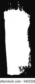 Grunge texture. White brush on black. Vector template. Urban Background. Dust Overlay Distress Grain. Hand drawn illustration. Abstract shape for your design or scrapbook. 