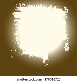 Grunge texture / white hole