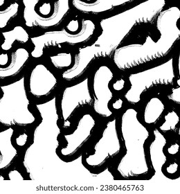 Grunge texture for your design black and white