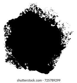 Grunge texture.Brush strokes isolated on white. Vector backgrounds for your design