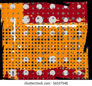 Grunge textured abstact vector background with space for your text