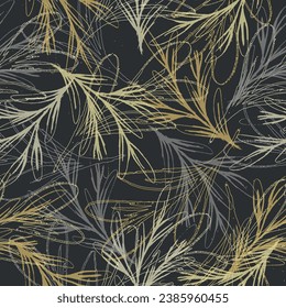 Grunge textured abstract art vector illustration Digital art for surface design, fabric, gift wrapping, wallpaper