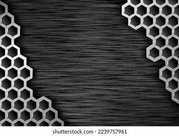 Grunge Textured Background - Vector Illustration