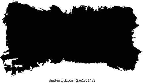 Grunge textured banner with rough edges. Halftone dots texture. Overlay grunge texture . Simply place texture over any object to create grunge effect . Banner with scratched surface for your design. 