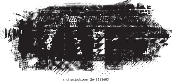 Grunge textured banner with rough edges. Speckled texture. Overlay grunge texture . Simply place texture over any object to create grunge effect . Banner with scratched surface for your design.