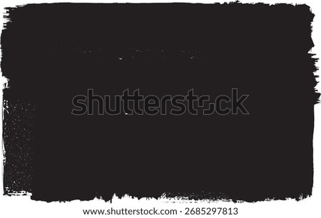 Grunge textured banner with rough edges. Speckled texture. Overlay grunge texture . Simply place texture over any object to create grunge effect . Banner with scratched surface for your design.