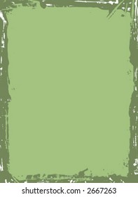 grunge textured border; illustration background
