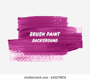 Grunge textured brush paint rough acrylic background design vector. Perfect watercolor design for headline, logo and sale banner. 