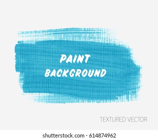 Grunge textured brush paint rough acrylic background design vector. Perfect painted design for headline, logo and sale banner. 