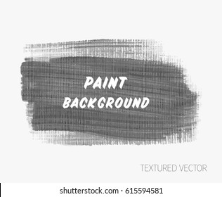 Grunge textured brush paint rough acrylic background design vector. Perfect painted design for headline, logo and sale banner. 