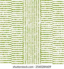 grunge textured festive stripe pattern Seamless textured striped pattern design. Bright striped green stripe on white background. Vector illustration.