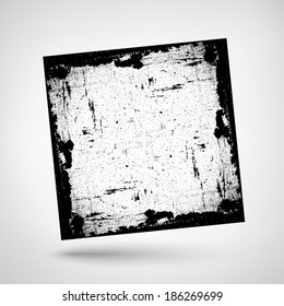 Grunge Textured Frame. EPS10 vector.