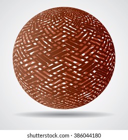 grunge textured Globe. abstract sphere for your design.