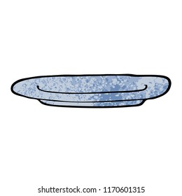grunge textured illustration cartoon empty plate