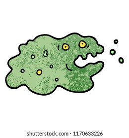 grunge textured illustration cartoon germ