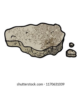 grunge textured illustration cartoon old rock