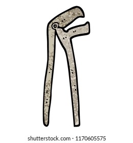 grunge textured illustration cartoon plumbers wrench