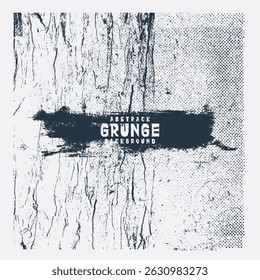 Grunge Textured Ink, Acrylic smear blot painting wall. Abstract Black and white color stain brushstroke background.