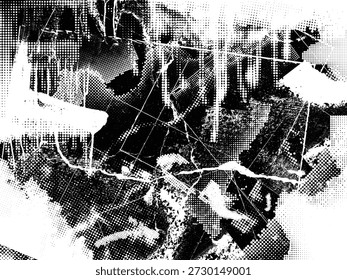 Cartaz texturizado Grunge com textura áspera pontilhada. Sobrepor textura grunge . Simplesmente coloque a textura sobre qualquer objeto para criar o efeito grunge . Muted textura cyber punk para o seu design de cartaz

