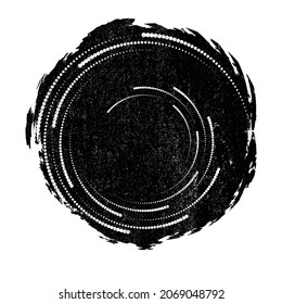 Grunge textured radial halftone dots in Circle Form . fireworks Explosion background . Vector Illustration . Sun
round Logo . Circular Design element . Abstract Geometric half tones . Sunburst 