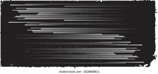 Grunge textured speed lines in arrow form . Vector Illustration .Technology  logo . Design element . Abstract geometric shape . 