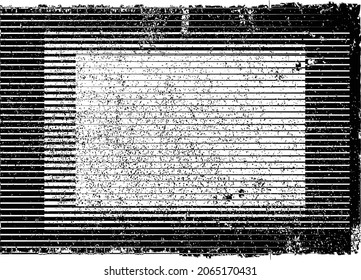 Grunge textured speed lines . Vector Illustration .Technology  logo . Design element . Abstract geometric shape . 
