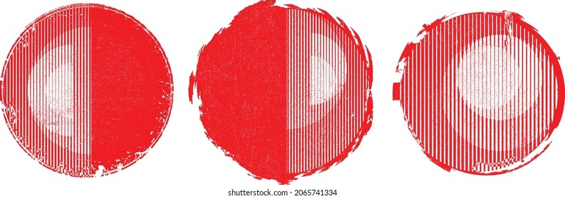 Grunge textured speed lines . Vector Illustration .Technology  logo . Design element . Abstract geometric shape . 
