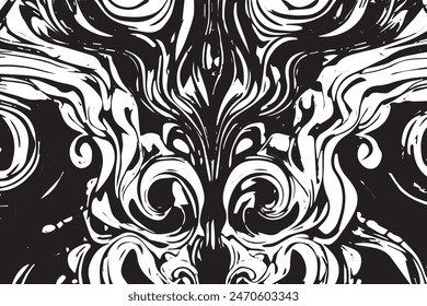 Grunge Textured Stock Photo with Washed-Out Stain and Psychedelic Vibes - Perfect for Mockups, Designs, and Backgrounds
