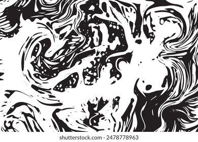 Grunge Textured Stock Photo with Washed-Out Stain and Psychedelic Vibes - Perfect for Mockups, Designs, and Backgrounds