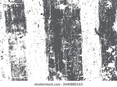 Grunge textured vertical striped background with distressed brush strokes in shades of grey and white for creative designs