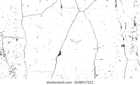 Grunge textured white background with visible cracks and splatters perfect for adding an aged effect