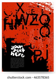 Grunge texture.Grunge vector background for text