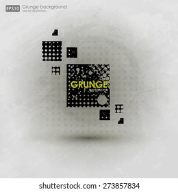 Grunge textures. Abstract vector grunge background poster for party. Grunge print for t-shirt. Abstract dirt backgrounds texture. Grunge banner with an inky dribble strip with copy space. 
