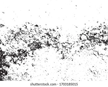 Texturas gruesas. Efecto angustiado. Fondo grueso. Efecto de textura vectorial. Ilustración del vector