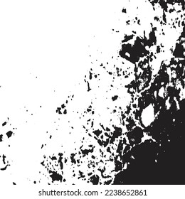 Grunge texturas. Efecto angustiado. Efecto texturizado del vector. Fondo abstracto en blanco y negro. Textura monocroma