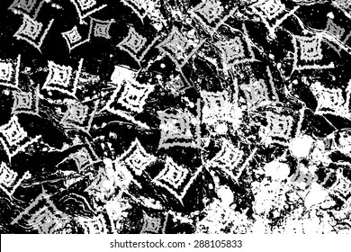 Grunge textures with overlay line effect, Vector background illustration