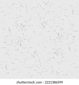 Grunge Textures and Pattern Distressed Effect on White Background of cracks, scuffs, chips, stains, ink spots. Vector illustration